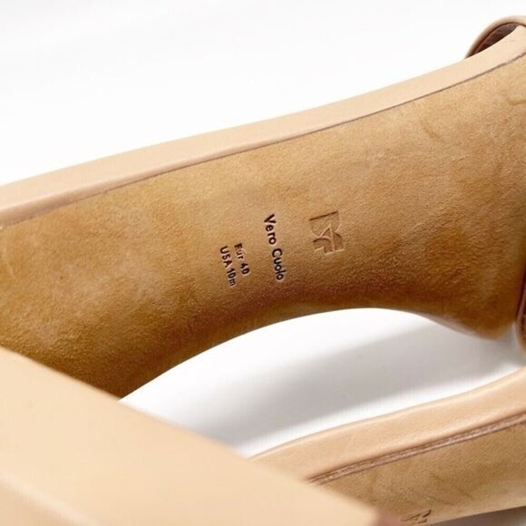 DIANE VON FURSTENBERG Chainlink Leather Sandals - Picture 8 of 9